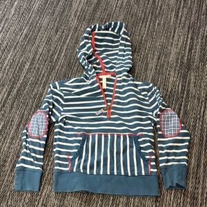 Matilda Jane Blue and White Striped Hoodie